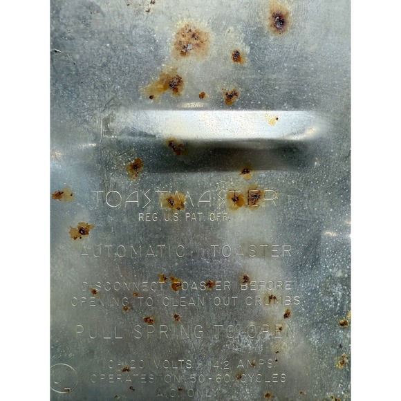 Vintage Toastmaster Hostess Automatic Toaster Chrome Retro  parts only - Picture 10 of 11